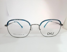 OKU ONE (OKU) FRAME DF M88619(FRAME COLOR CODE: SILVER BLUE,FRAME BOX SIZE (MM): 52.0)